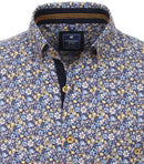 Casual Long Sleeve Shirt - Blue