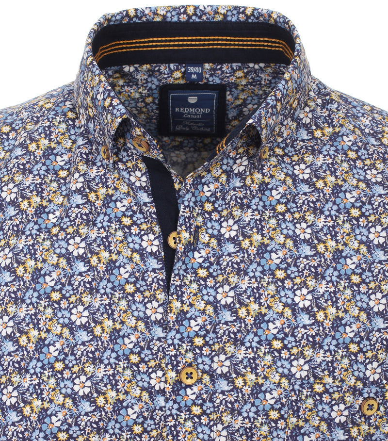 Casual Long Sleeve Shirt - Blue