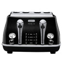 Delonghi Icona Micalite 4 Slice Toaster - Black