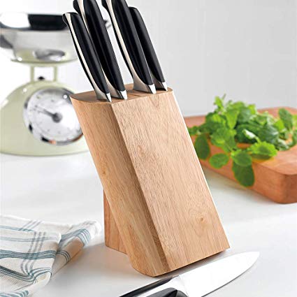 Denby 5 Piece Knife Block Set in Beech Block