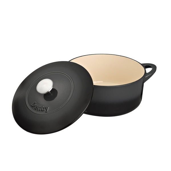 Denby Halo Cast Iron 24cm Round Casserole