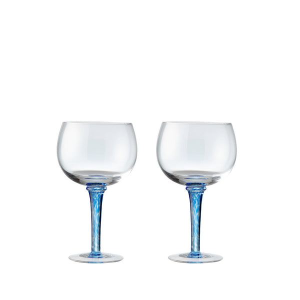 Imperial Blue Set Of 2 Gin Glasses