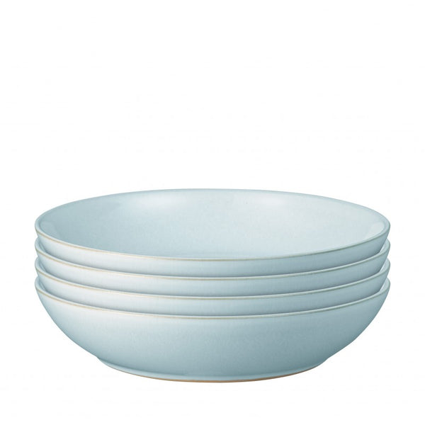 Intro Set Of 4 Pasta Bowls Pale Blue