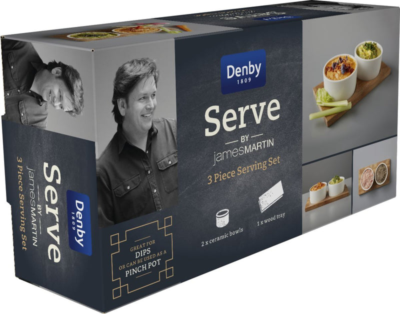 Denby James Martin 3 Piece Dipping Set