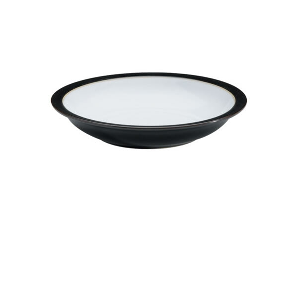 Denby Jet Black Rimmed Bowl