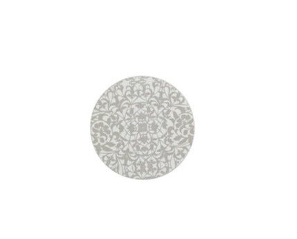 Denby Monsoon Filigree Silver Set of 4 Round Coasters