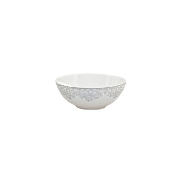 Denby Monsoon Filigree Silver Soup/Cereal Bowl
