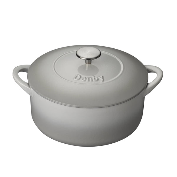 Denby Natural Canvas Cast Iron 24cm Round Casserole