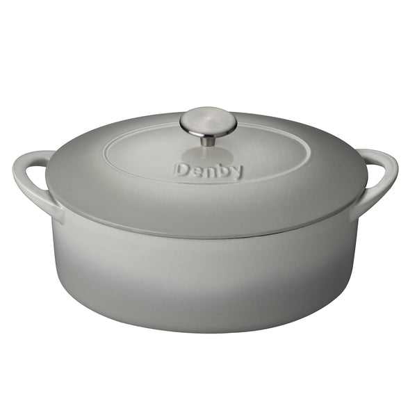 Denby Natural Canvas Cast Iron 28cm Oval Casserole