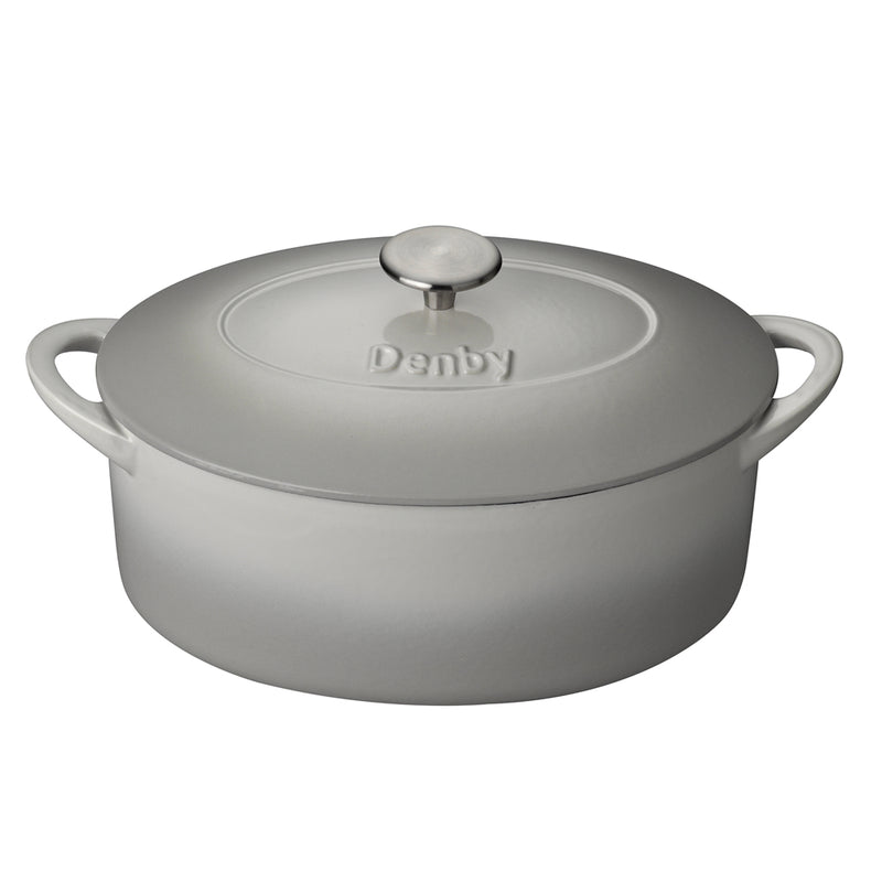 Denby Natural Canvas Cast Iron 28cm Oval Casserole