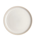 Natural Canvas Textured Coupe Dinner Plate