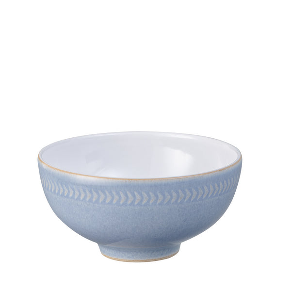 Natural Denim Textured Rice Bowl