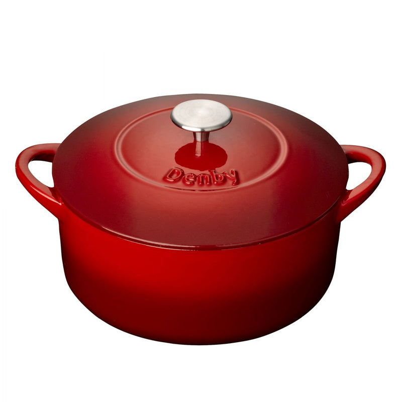 Denby Pomegranate Cast Iron 26cm Round Casserole