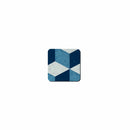 Denby Studio Blue Geometric Square Coasters Set of 6
