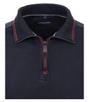 Plain Troyer Sweatshirt - Night Blue