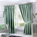 Dijon Readymade Pencil Pleat Curtains - Duck Egg
