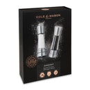 Derwent Stainless Steel Salt  Pepper Mill Gift Set