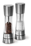 Derwent Stainless Steel Salt  Pepper Mill Gift Set