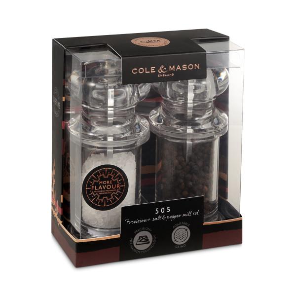 Clear Precision 505 Salt & Pepper Set