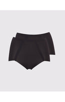 Sleek 2 Pack Brief - Black