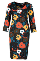 V-Neck Dress - Petrol