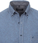 Long Sleeve Print Shirt - Turquoise