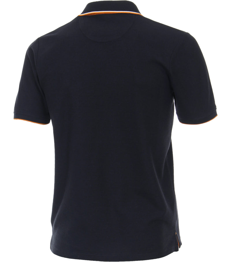 Short Sleeve Polo Shirt - Night Blue
