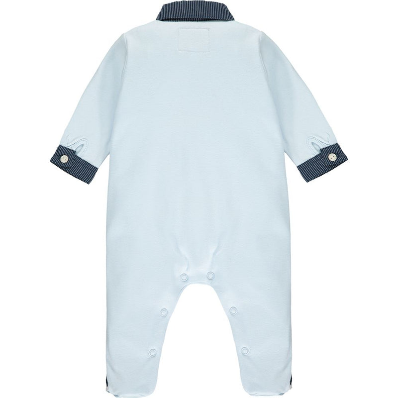 All In One Babygrow - Pale Blue