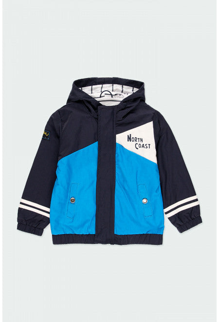 Technical Hooded Jacket - Navy