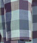 Short Sleeve Check Shirt - Light Blue