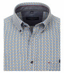 Print Leisure Long Sleeve Shirt - Red