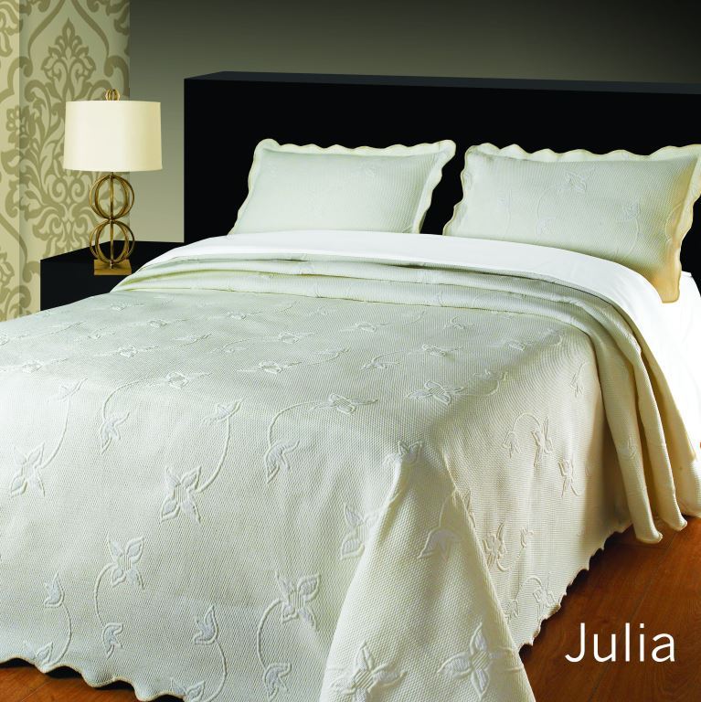Elainer Julia Bedspread Cream - Superking