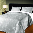 Elainer Julia Bedspread Grey/Silver - Superking