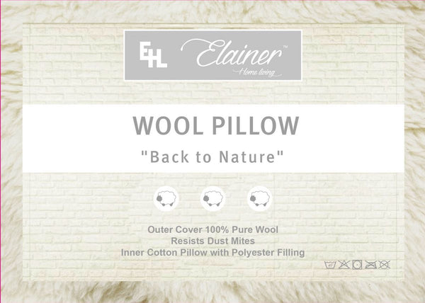Elainer Wool Pillow (48cm x 74cm)