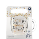 Love To The Moon Glass Mug 400ml