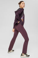 Zip Up Sweatshirt - Aubergine