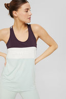Striped Vest Top - Pastel Green