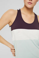 Striped Vest Top - Pastel Green