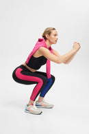 Side Stripe Leggings - Black