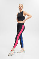 Side Stripe Leggings - Black