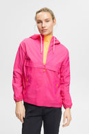Hooded Windbreaker - Pink Fuchsia
