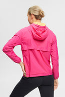 Hooded Windbreaker - Pink Fuchsia