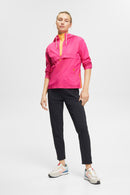 Hooded Windbreaker - Pink Fuchsia