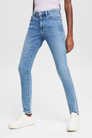 Cotton Stretch Jeans - Light Blue