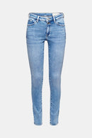 Cotton Stretch Jeans - Light Blue
