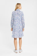 All Over Print Dress - White