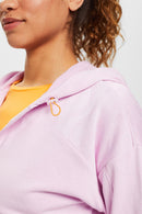 Plain ZipHood - Lilac