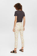 Casual Capri Jean - Cream Beige