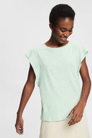 Linen T-shirt - Green