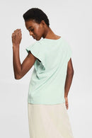 Linen T-shirt - Green